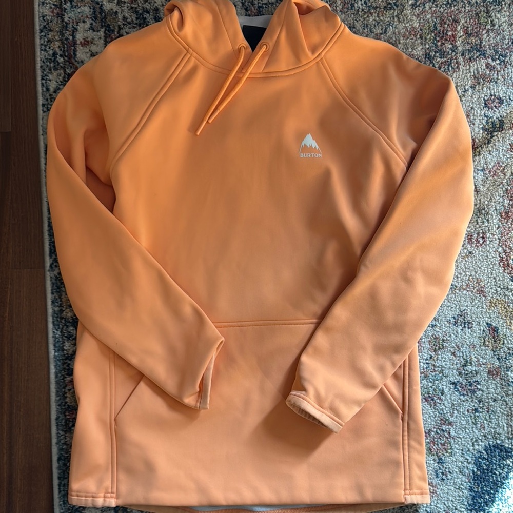 Burton Men's Orange Hoodie Sweater